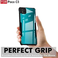 Mobiclonics Back Cover For Poco C3 - Black-thumb1