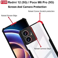 Mobiclonics Back Cover For Redmi 12 5g - Black-thumb3