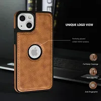 Stylish Back Case Bumper Case for iphone 13 mini (Brown)-thumb1