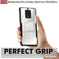 Mobiclonics Back Cover For Redmi Note 9 pro - Black-thumb2