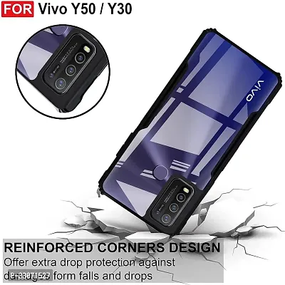 Mobiclonics Back Cover For Vivo Y30 - Black-thumb3