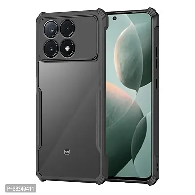 Mobiclonics Back Cover For Poco X6 pro 5g - Black-thumb0