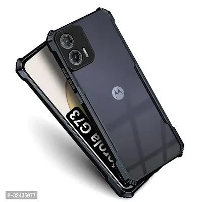 Mobiclonics Back Cover For Motorola Moto G73 - Black-thumb2