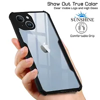 Mobiclonics Back Cover For Apple iphone 15 - Black-thumb2