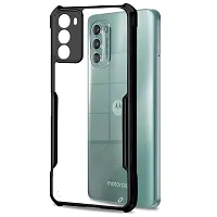 Mobiclonics Back Cover For Motorola Moto G62 - Black-thumb2