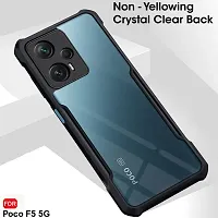 Mobiclonics Back Cover For Redmi Poco F5 5g - Black-thumb2