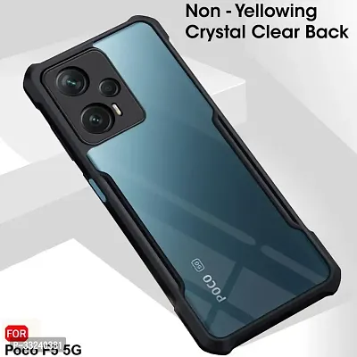 Mobiclonics Back Cover For Redmi Poco F5 5g - Black-thumb3