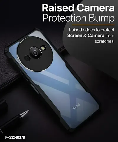 Mobiclonics Back Cover For Redmi Mi A3 2024 - Black-thumb3