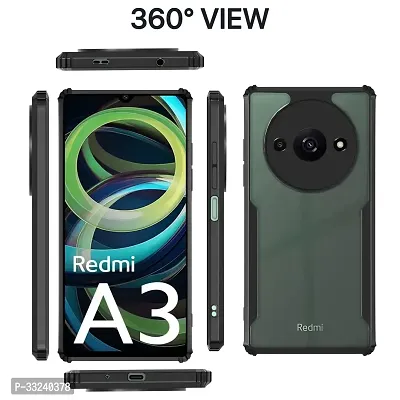 Mobiclonics Back Cover For Redmi Mi A3 2024 - Black-thumb4