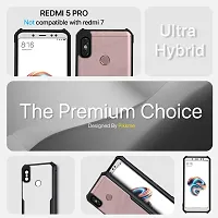 Mobiclonics Back Cover For Redmi Note 5 pro - Black-thumb1