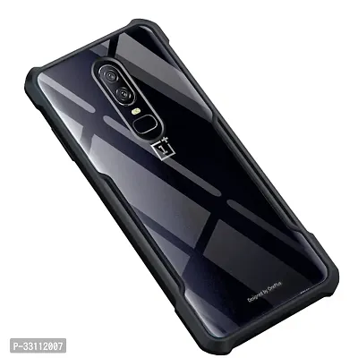 Mobiclonics Eagle Back Cover For OnePlus 6 - Black-thumb0