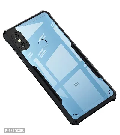 Mobiclonics Back Cover For Redmi Note 6 pro - Black-thumb0