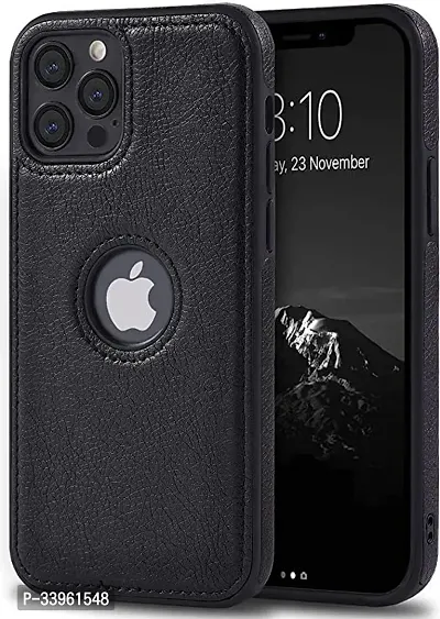 Stylish Back Case Bumper Case for  iphone 12 pro (Black)