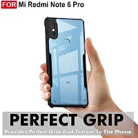 Mobiclonics Back Cover For Redmi Note 6 pro - Black-thumb2