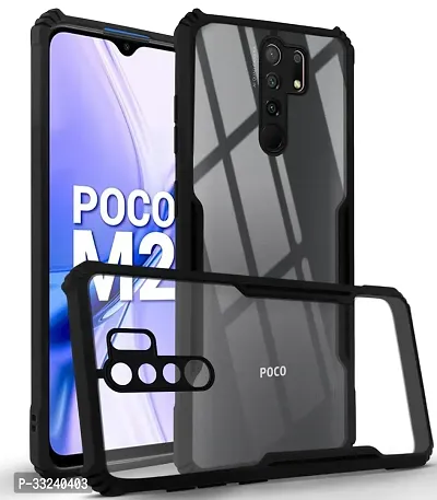 Mobiclonics Back Cover For Poco M2 - Black-thumb0