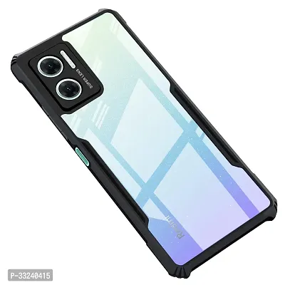 Mobiclonics Back Cover For Redmi 11 prime 5g - Black-thumb0