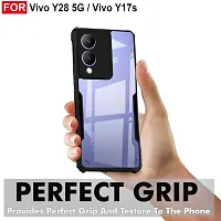 Mobiclonics Back Cover For Vivo Y28 - Black-thumb1