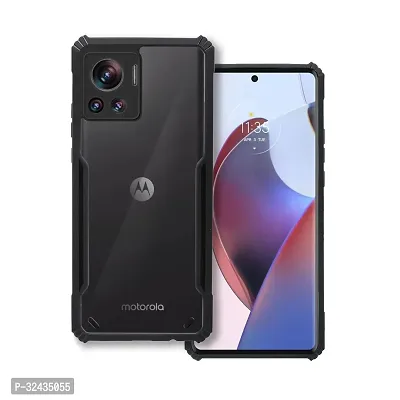 Mobiclonics Back Cover For Motorola Moto Edge 30 Pro Ultra - Black-thumb0