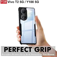 Mobiclonics Back Cover For Vivo T2 5g - Black-thumb2