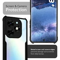 Stylish Solid Back Case Cover for Itel S23 plus - Black-thumb3