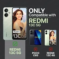 Mobiclonics Back Cover For Redmi 13c - Black-thumb1