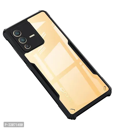 Mobiclonics Back Cover For Vivo V23 5g - Black-thumb0