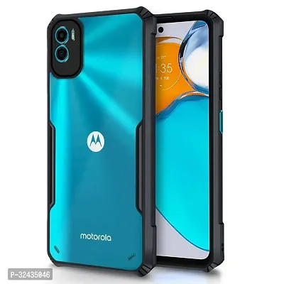 Mobiclonics Back Cover For Motorola Moto E22s - Black-thumb0