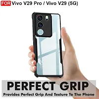 Mobiclonics Back Cover For Vivo V29 Pro 5g - Black-thumb1