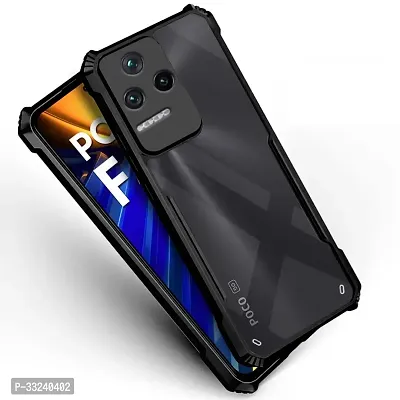 Mobiclonics Back Cover For Poco F4 5g - Black-thumb2