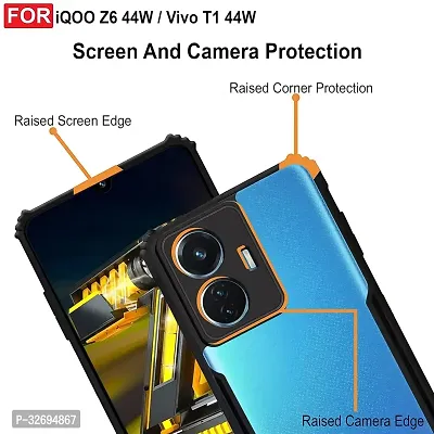 Stylish Polycarbonate Mobile Back Cover For  iQOO Z6 44w-thumb4