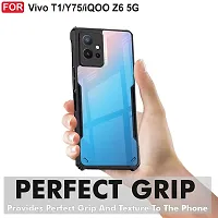 Mobiclonics Back Cover For Vivo T1 5g - Black-thumb2