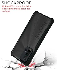 Mobiclonics Back Cover For Redmi 9 power - Black-thumb2