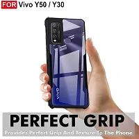 Mobiclonics Back Cover For Vivo Y30 - Black-thumb1