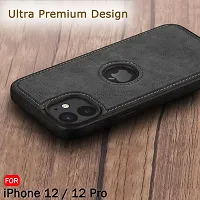 Stylish Back Case Bumper Case for  iphone 12 (Black)-thumb3