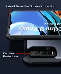 Mobiclonics Back Cover For Redmi 9 power - Black-thumb1