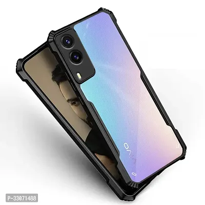 Mobiclonics Back Cover For Vivo V21e 5g - Black-thumb2