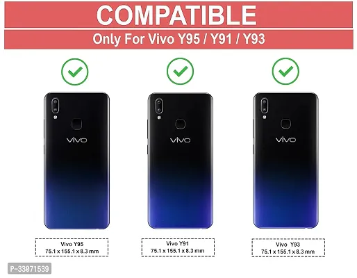 Mobiclonics Back Cover For Vivo Y95 - Black-thumb2