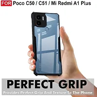 Mobiclonics Back Cover For Redmi Mi A1 plus - Black-thumb2