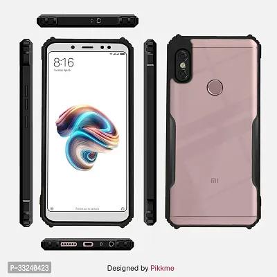 Mobiclonics Back Cover For Redmi Note 5 pro - Black-thumb3