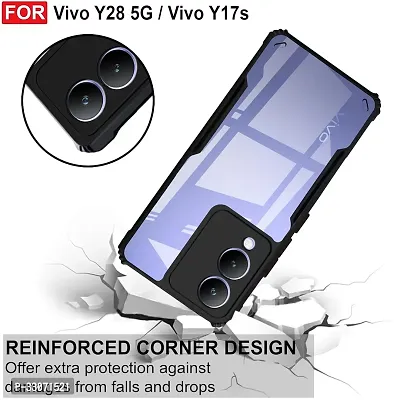 Mobiclonics Back Cover For Vivo Y28 - Black-thumb3