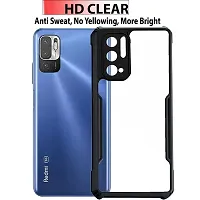 Mobiclonics Back Cover For Redmi Note 10t 5g - Black-thumb1