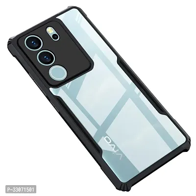 Mobiclonics Back Cover For Vivo V29 Pro 5g - Black-thumb0