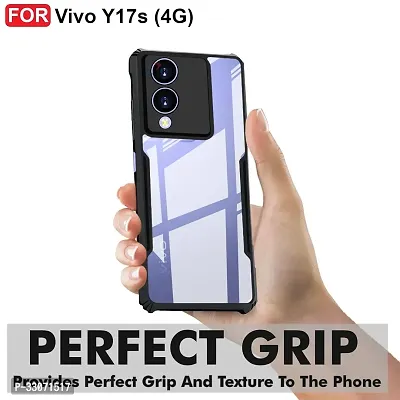 Mobiclonics Back Cover For Vivo Y17S 4G - Black-thumb2