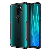 Mobiclonics Back Cover For Redmi Note 8 pro - Black-thumb1