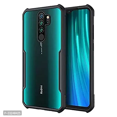 Mobiclonics Back Cover For Redmi Note 8 pro - Black-thumb2