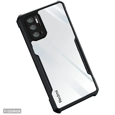 Mobiclonics Back Cover For Redmi Note 10t 5g - Black-thumb0