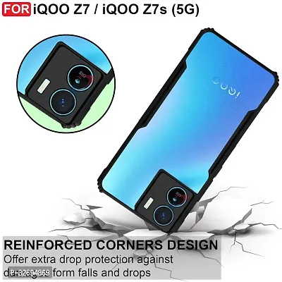 Stylish Polycarbonate Mobile Back Cover For  iQOO Z7-thumb3