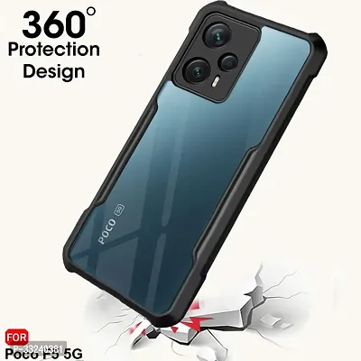 Mobiclonics Back Cover For Redmi Poco F5 5g - Black-thumb2