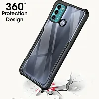 Mobiclonics Back Cover For Motorola Moto G60 - Black-thumb1