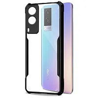 Mobiclonics Back Cover For Vivo V21e 5g - Black-thumb2